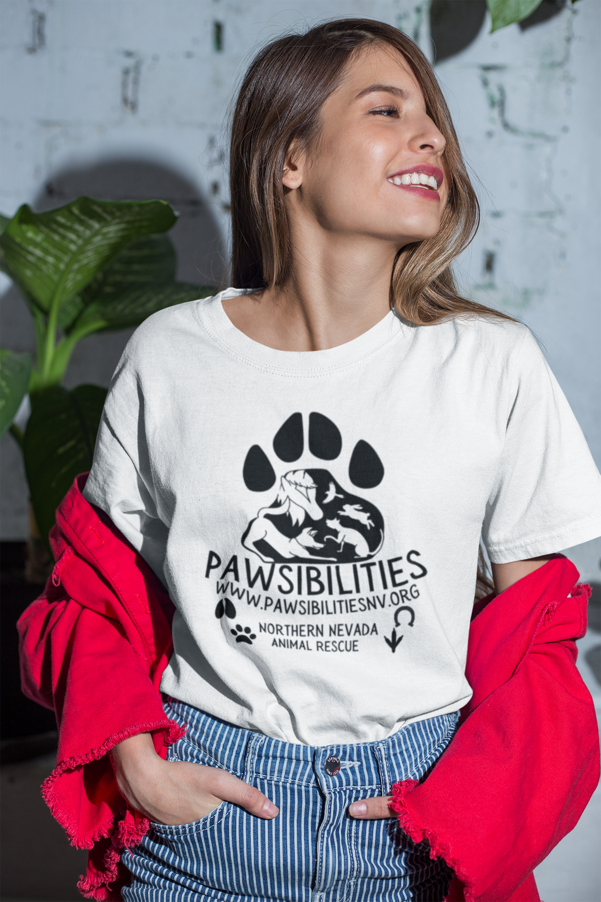 New Logo Paws Tee (available in several colors)
