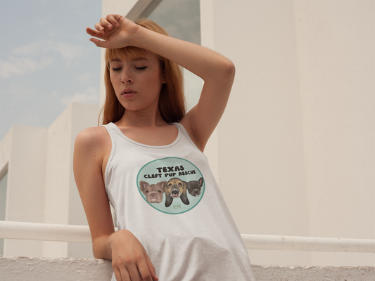 Circle TX Women’s Flowy Racerback Tank (available in many colors) - Ruff Life Rescue Wear