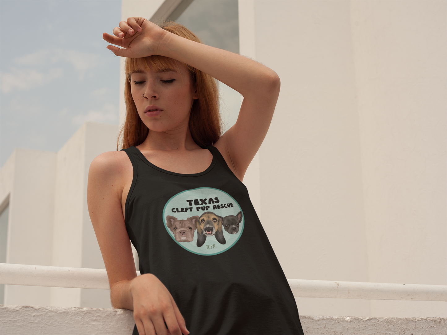 Circle TX Women’s Flowy Racerback Tank (available in many colors) - Ruff Life Rescue Wear