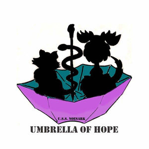 Umbrella of Hope 20 oz Skinny Tumbler and Straw