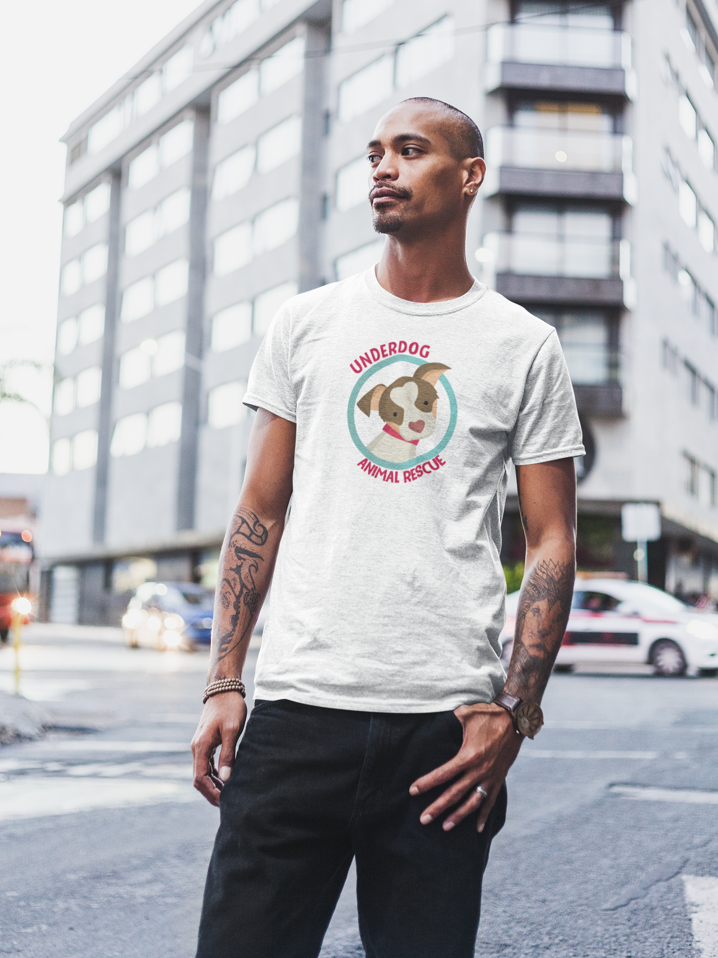 Underdog Tee - Ruff Life Rescue Wear