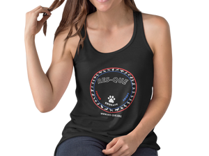 Patriotic Res-Que Flowy Racerback Tank - Ruff Life Rescue Wear