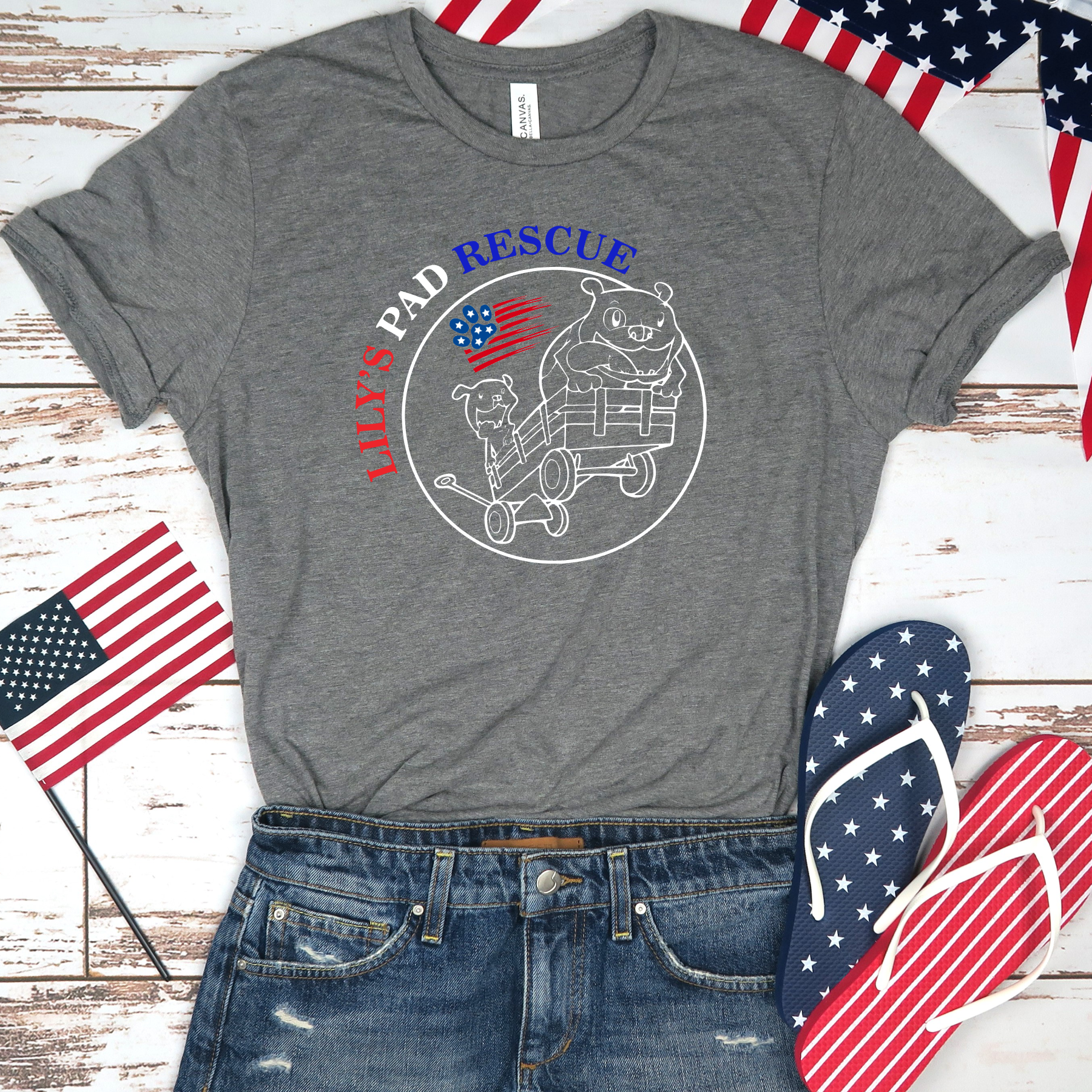 Lily's Pad Rescue 4th Unisex Tee
