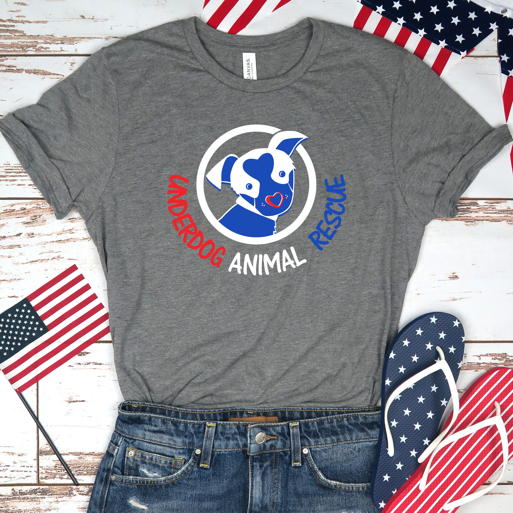 Underdog Patriotic Unisex Tees