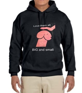 Recycled Pets Love Big & Small Hoodie - Ruff Life Rescue Wear