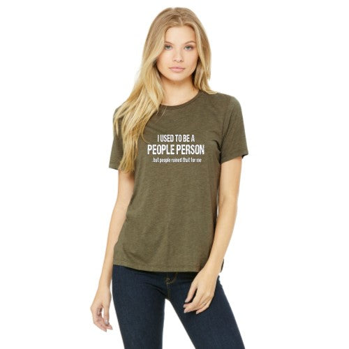 People Person - Relaxed Tee - Ruff Life Rescue Wear