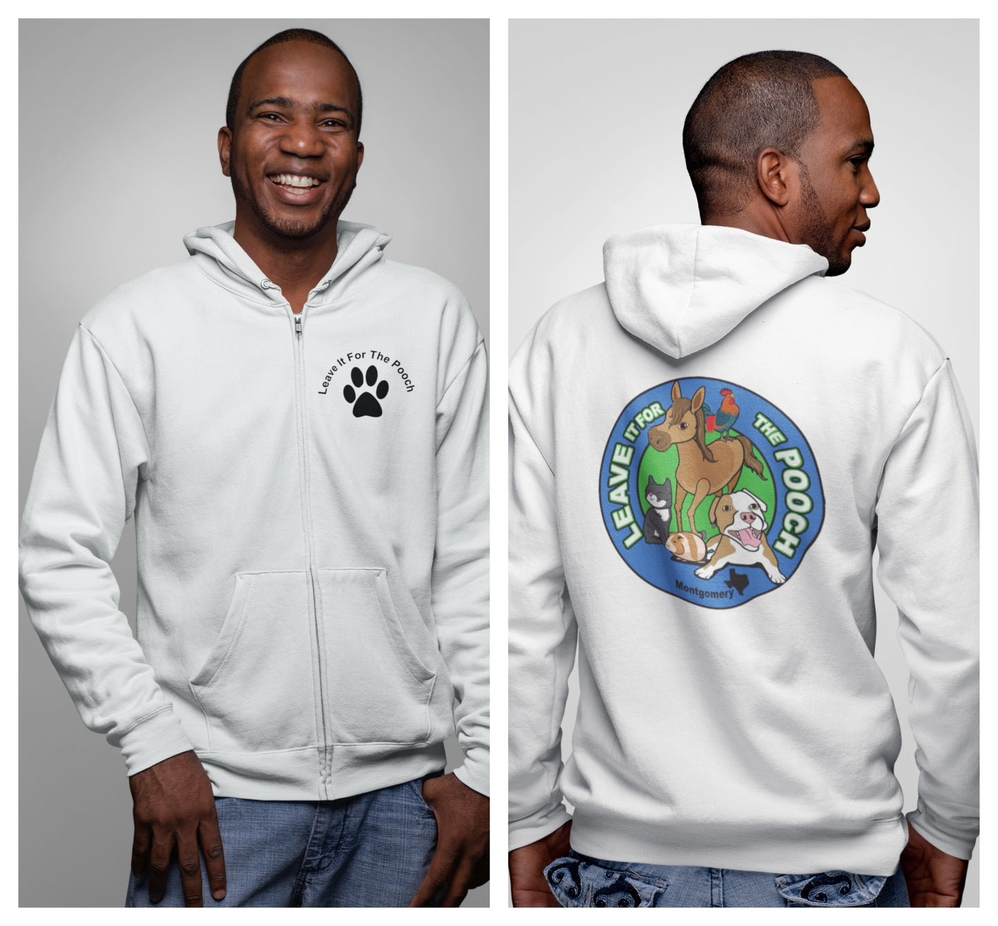 New Leave It Zip Up (Available in several colors) - Ruff Life Rescue Wear