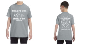 Umbrella of Hope Rescue- Youth Tee - Ruff Life Rescue Wear