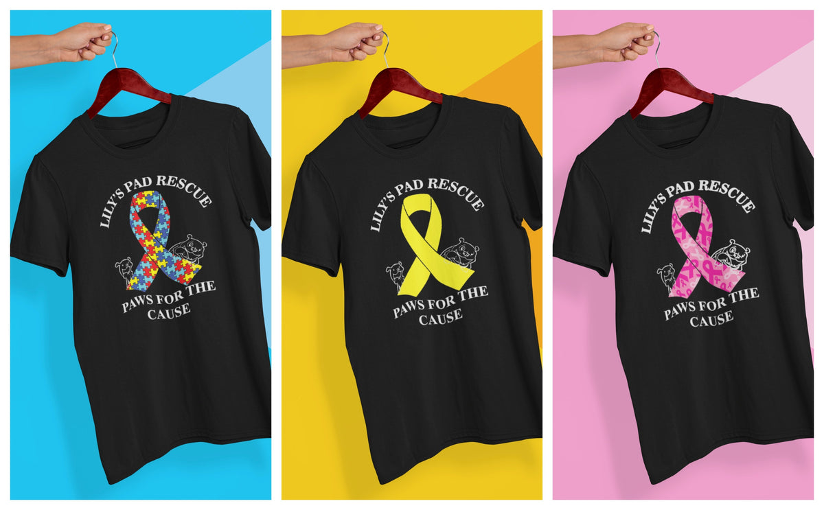 Lily's Pad Awareness Unisex Tee - Ruff Life Rescue Wear