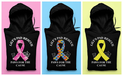 Lily's Pad Rescue Awareness Pullover Hoodie - Ruff Life Rescue Wear