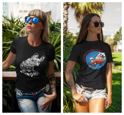 NEW Lily's Pad Rescue Ladies Tee - Ruff Life Rescue Wear