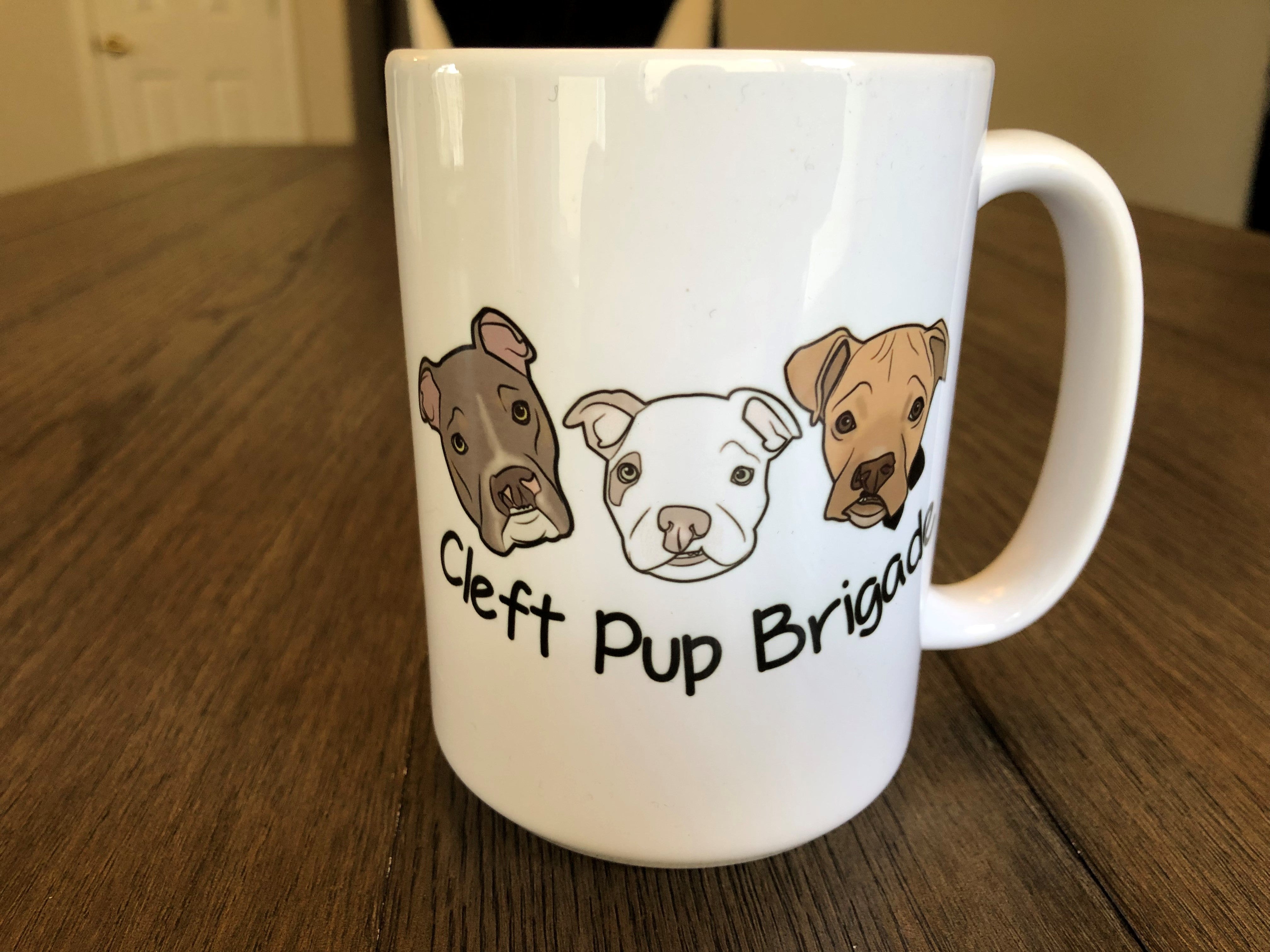 Cleft Pup Brigade Coffee Mug - Ruff Life Rescue Wear