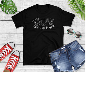 Cleft Pup Brigade Unisex Large Logo - Ruff Life Rescue Wear