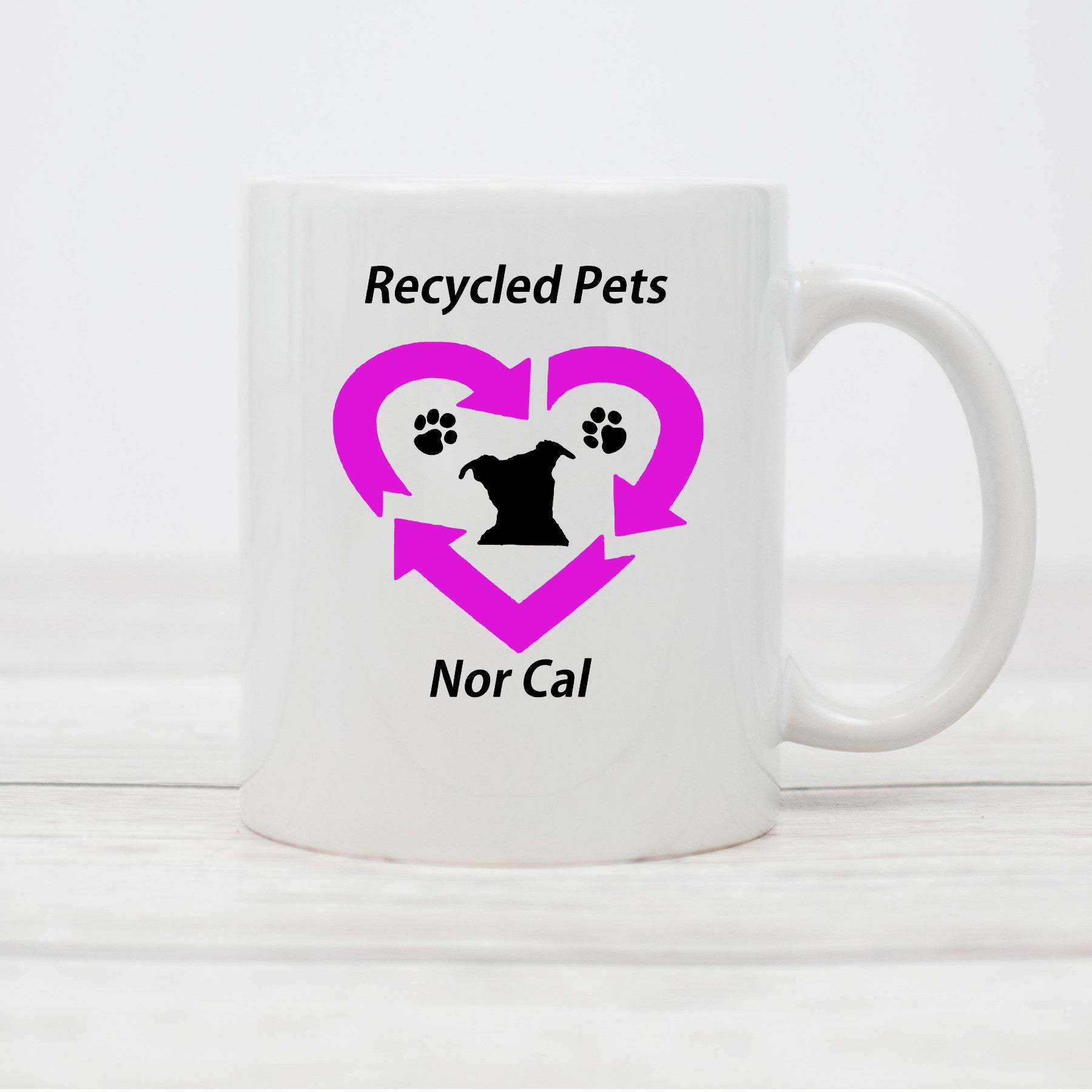 Recycled Pets NorCal Coffee Mug - Ruff Life Rescue Wear