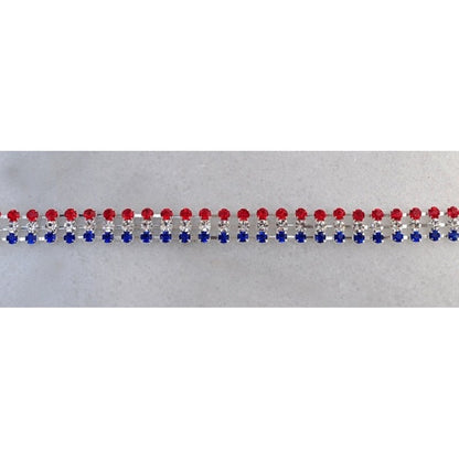 Red, White and Blue Striped Bracelet - Ruff Life Rescue Wear