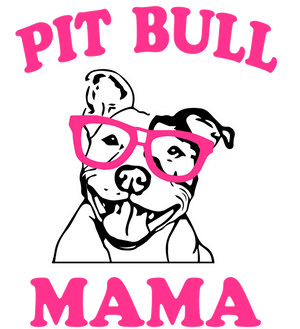 Pit Bull Mama Tee - Ruff Life Rescue Wear