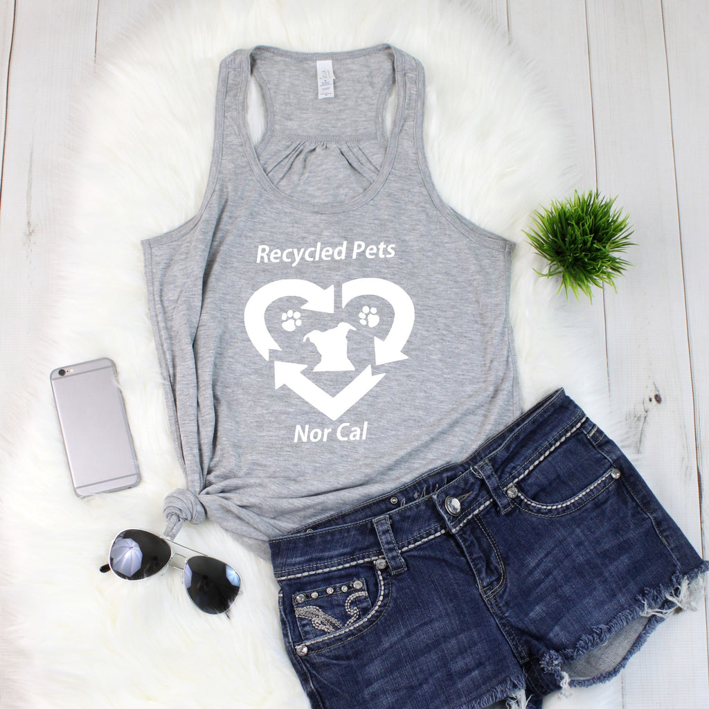 Recycled Pet NorCal Flowy Tank - Ruff Life Rescue Wear