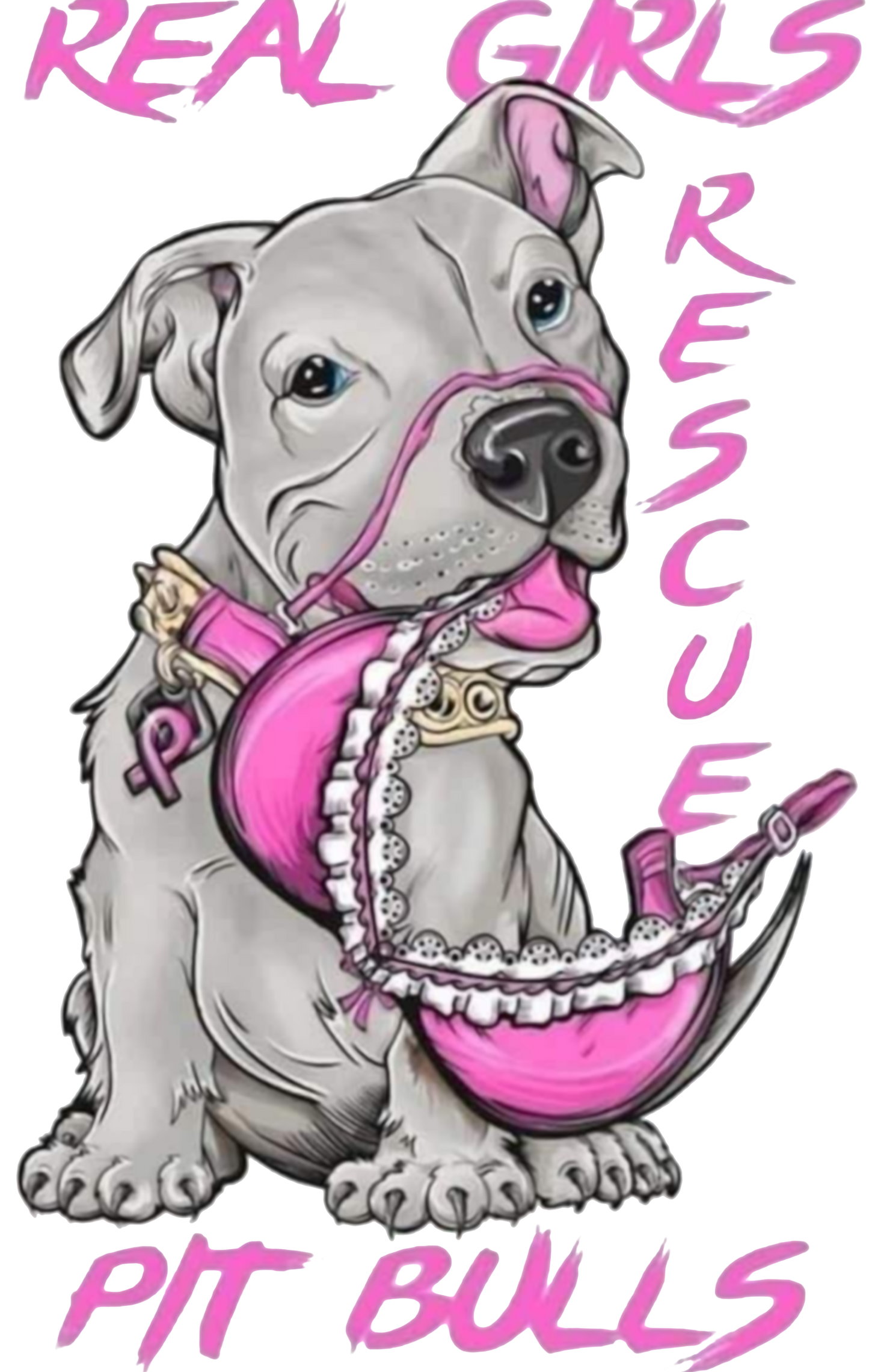 Breast Cancer Awareness Skinny Tumbler and Straw - Ruff Life Rescue Wear