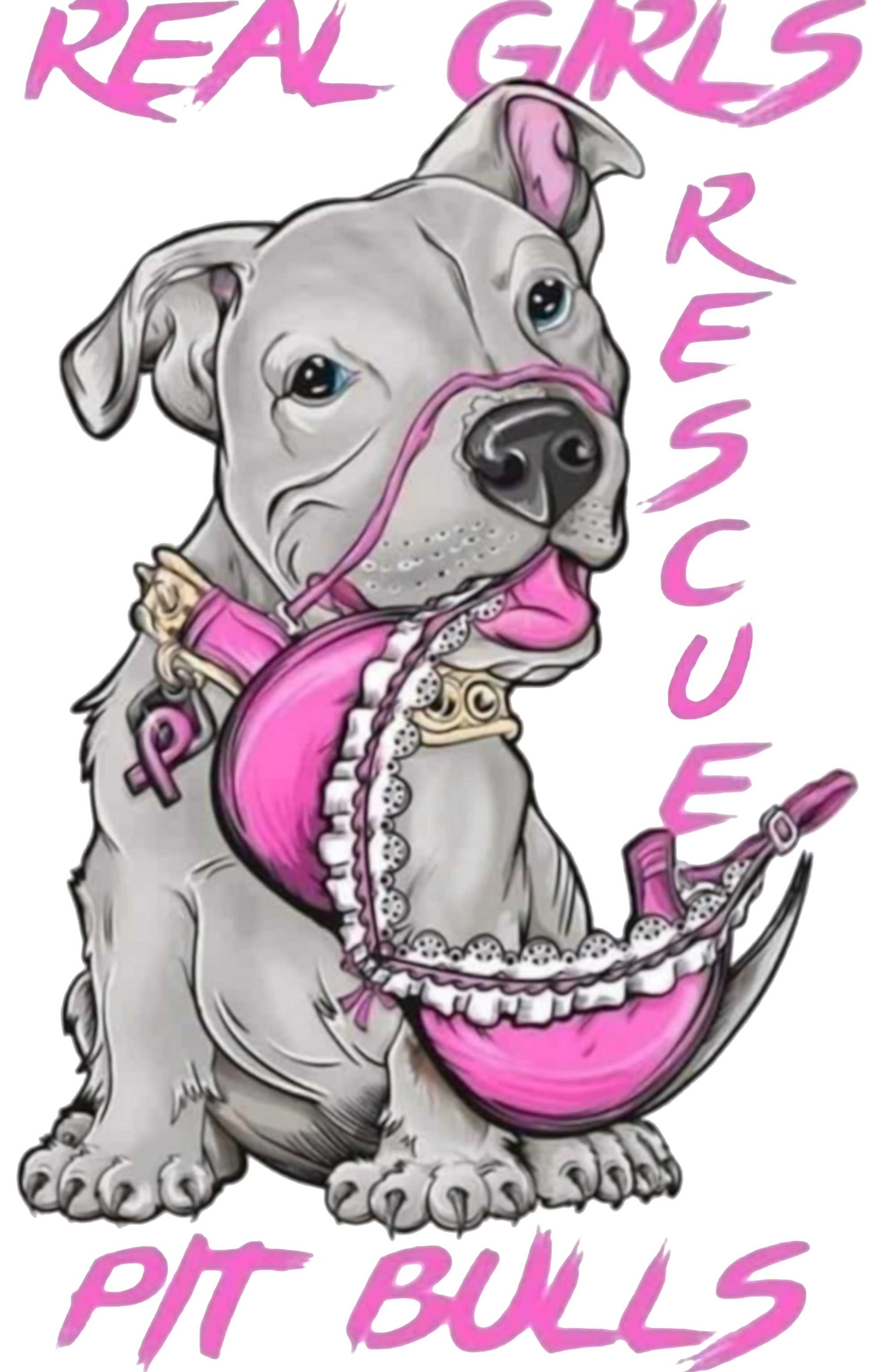 Breast Cancer Awareness Skinny Tumbler and Straw - Ruff Life Rescue Wear