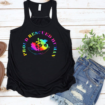 Pride Umbrella of Hope - Flowy Tank - Ruff Life Rescue Wear