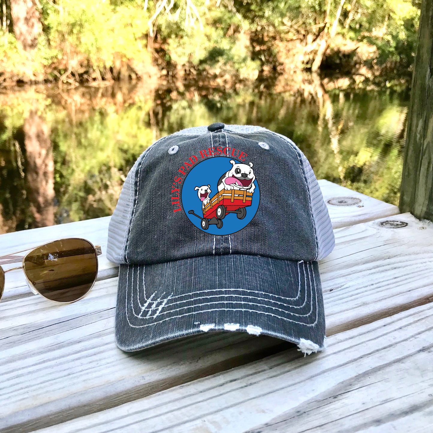Lily's Vintage Trucker Cap - Ruff Life Rescue Wear