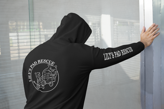 Lily's Pad Zip Up Hoodie - Ruff Life Rescue Wear