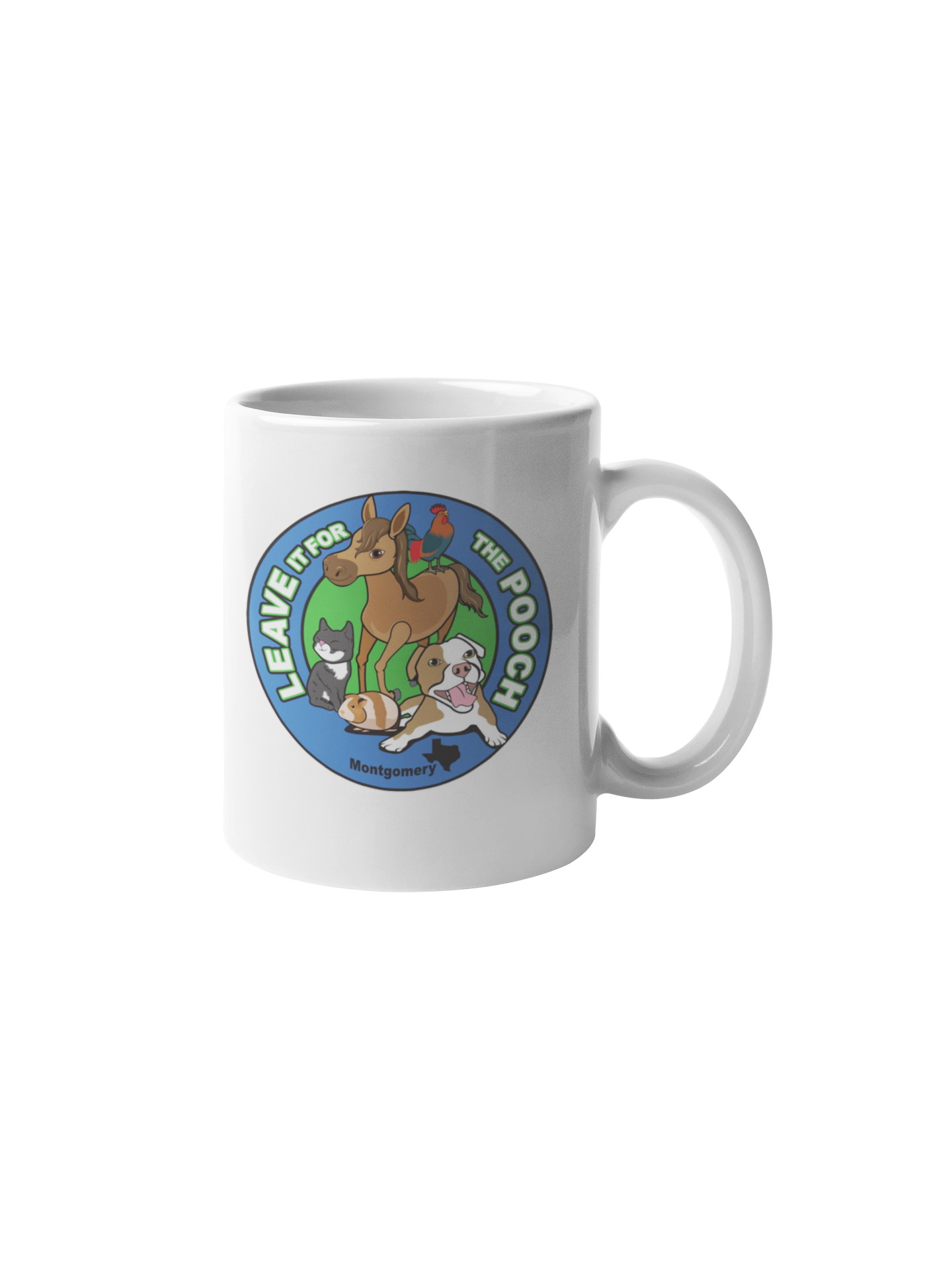 New Logo Leave It For The Pooch Coffee Mug - Ruff Life Rescue Wear