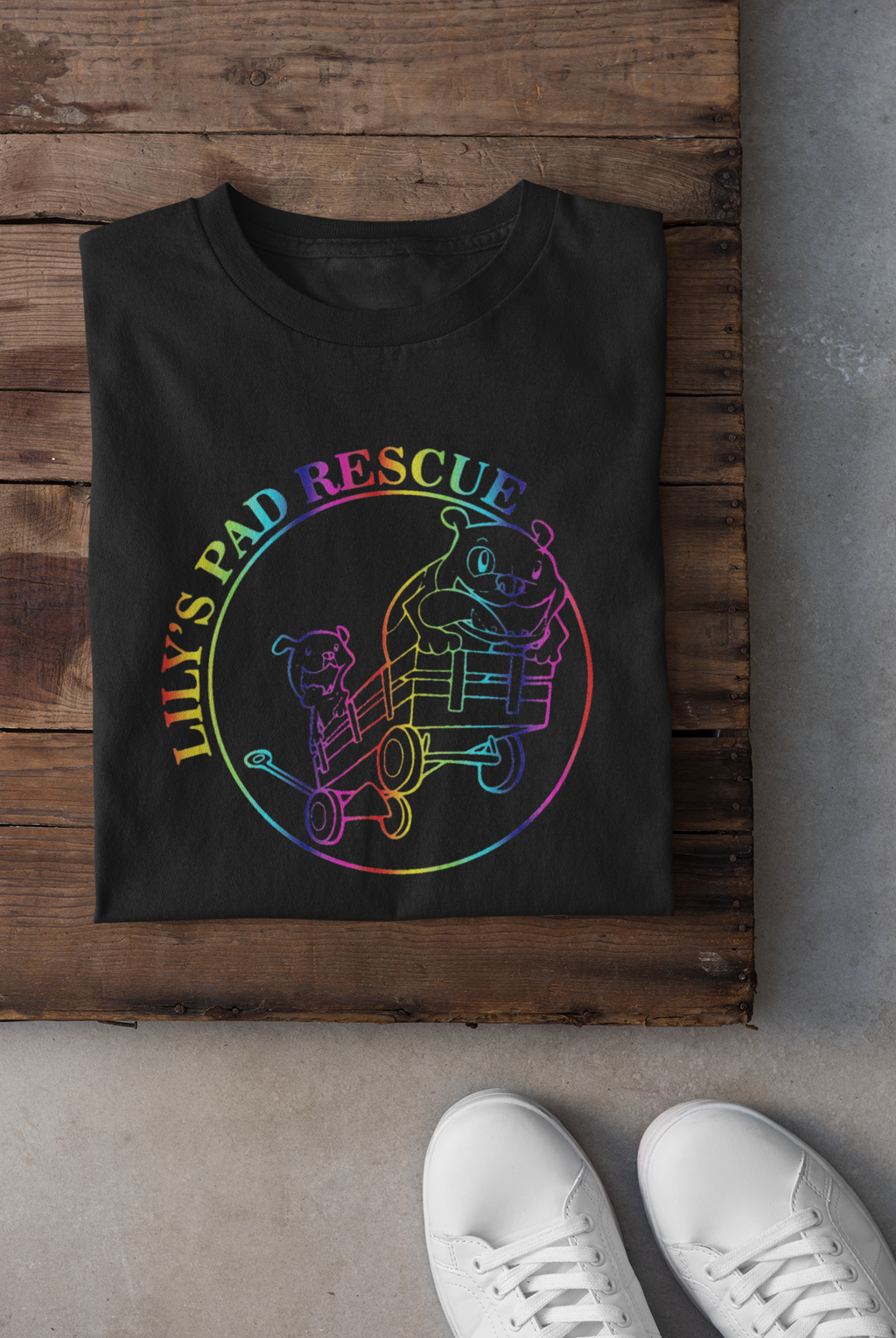 Lily's Pad Rescue Pride Unisex Tee - Ruff Life Rescue Wear