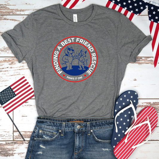 Patriotic Finding A Best Friend Rescue Unisex - Ruff Life Rescue Wear