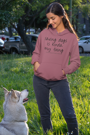 Save Dogs - Unisex Pullover Hoodie - Ruff Life Rescue Wear