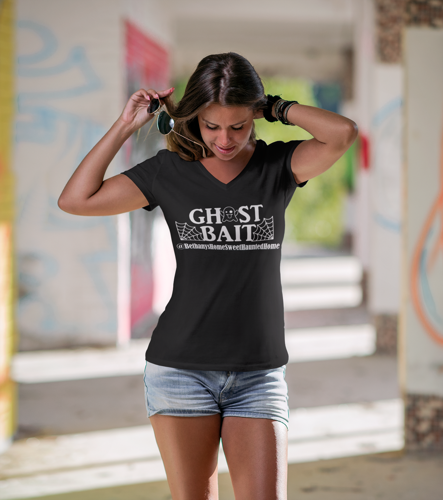 Bethany's Relaxed V-Neck T-Shirt - Ruff Life Rescue Wear