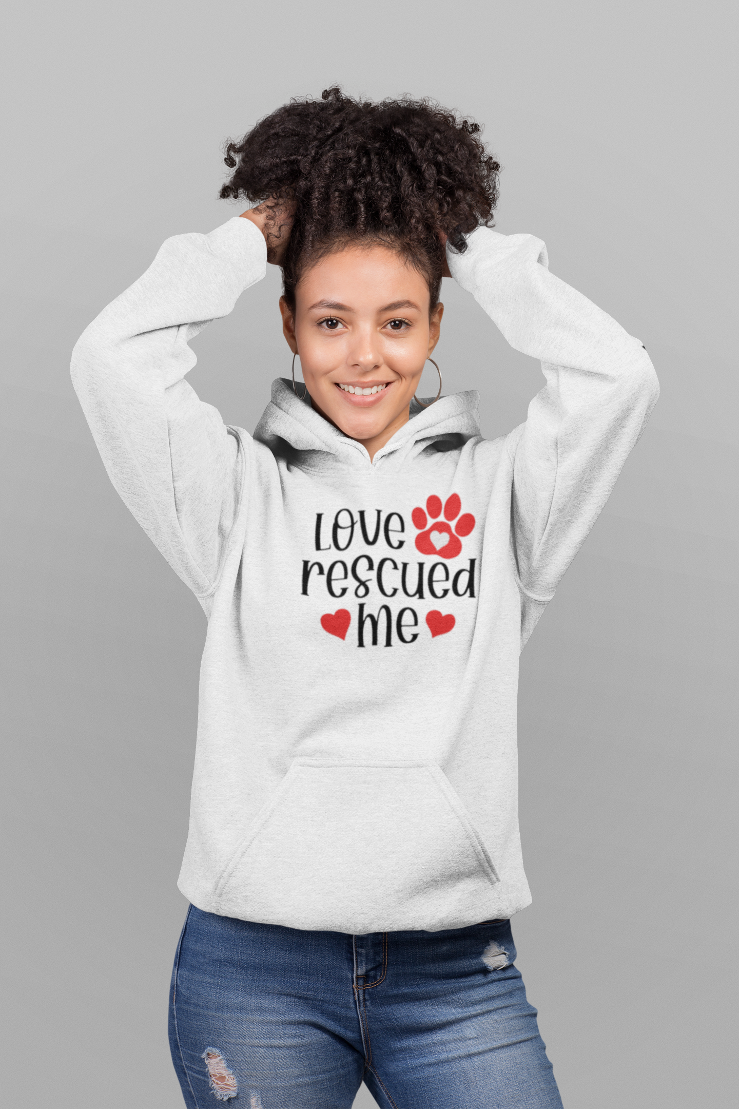 Lily's Pad Rescued Hoodie (available in several colors) - Ruff Life Rescue Wear