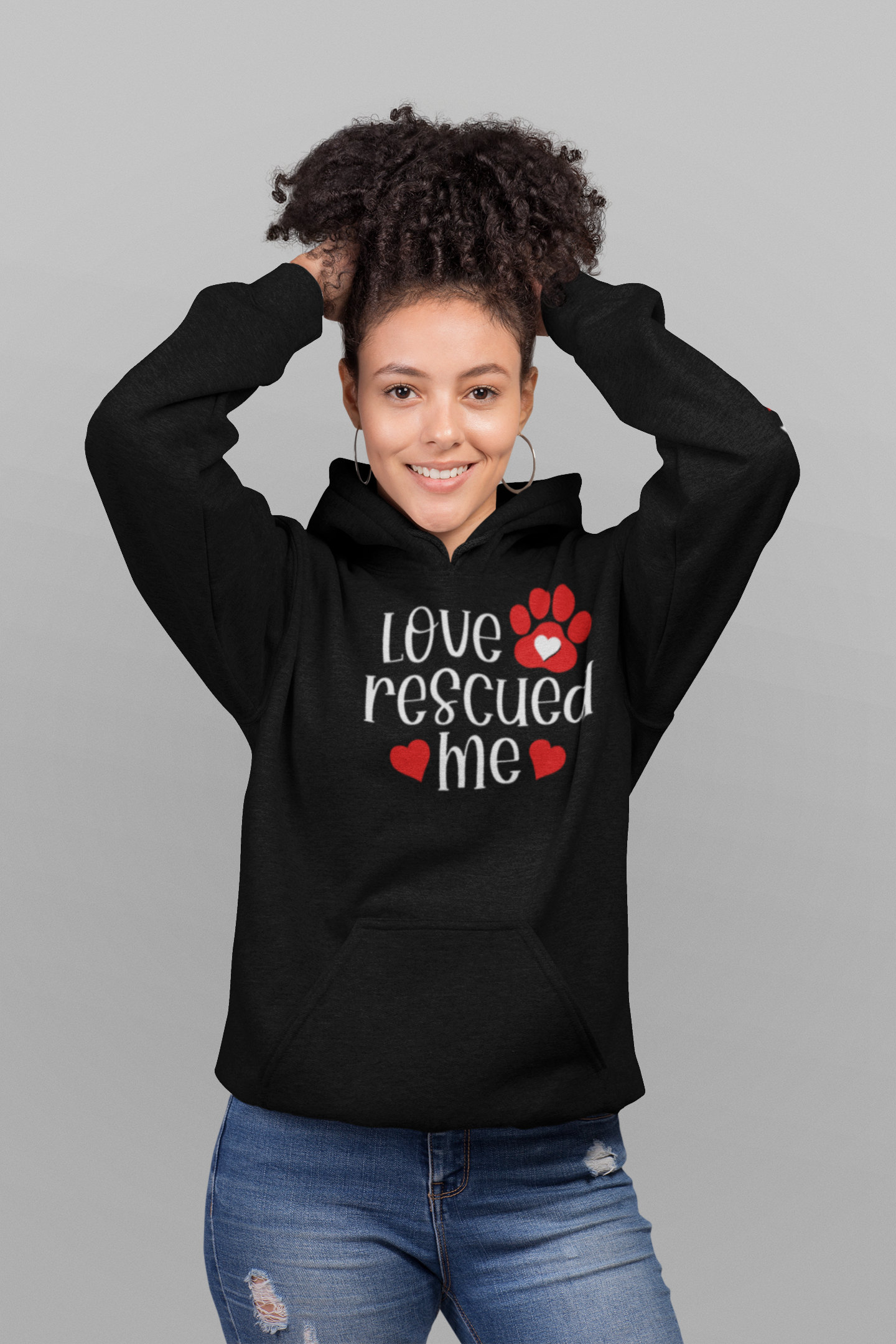 Lily's Pad Rescued Hoodie (available in several colors) - Ruff Life Rescue Wear