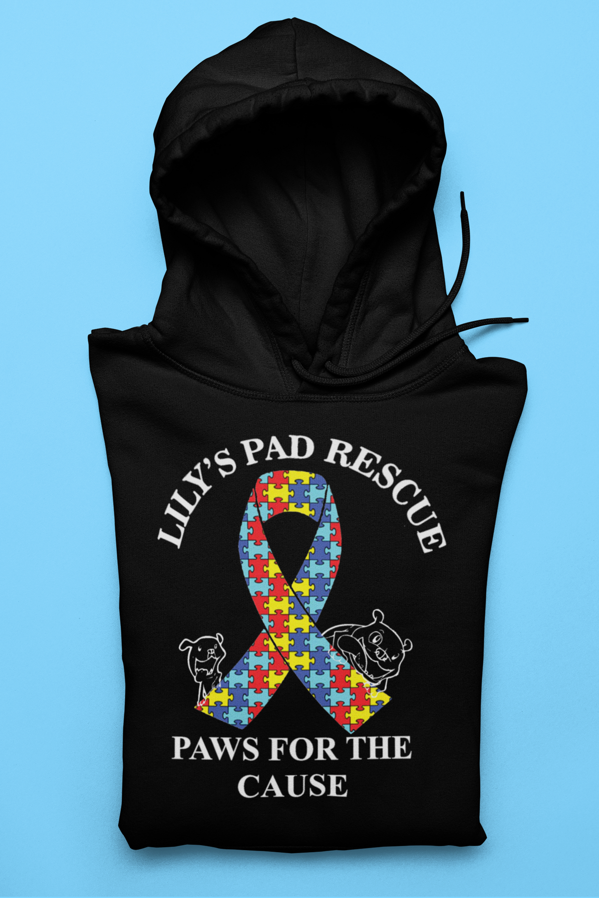 Lily's Pad Rescue Awareness Pullover Hoodie - Ruff Life Rescue Wear