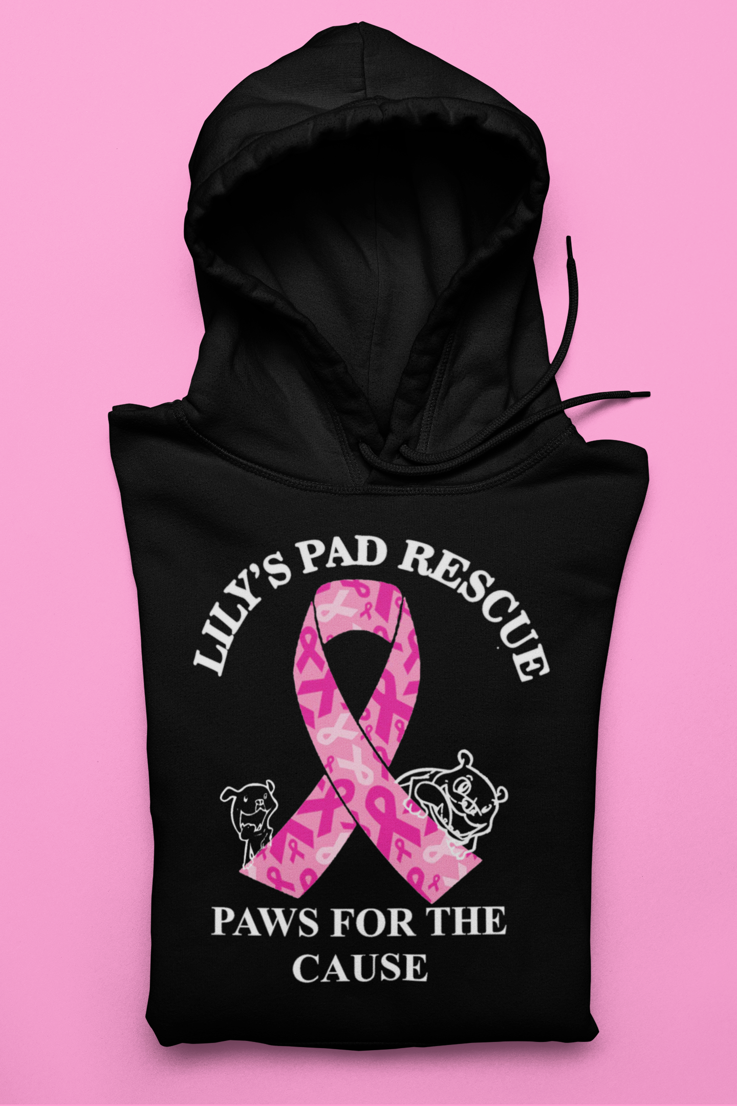 Lily's Pad Rescue Awareness Pullover Hoodie