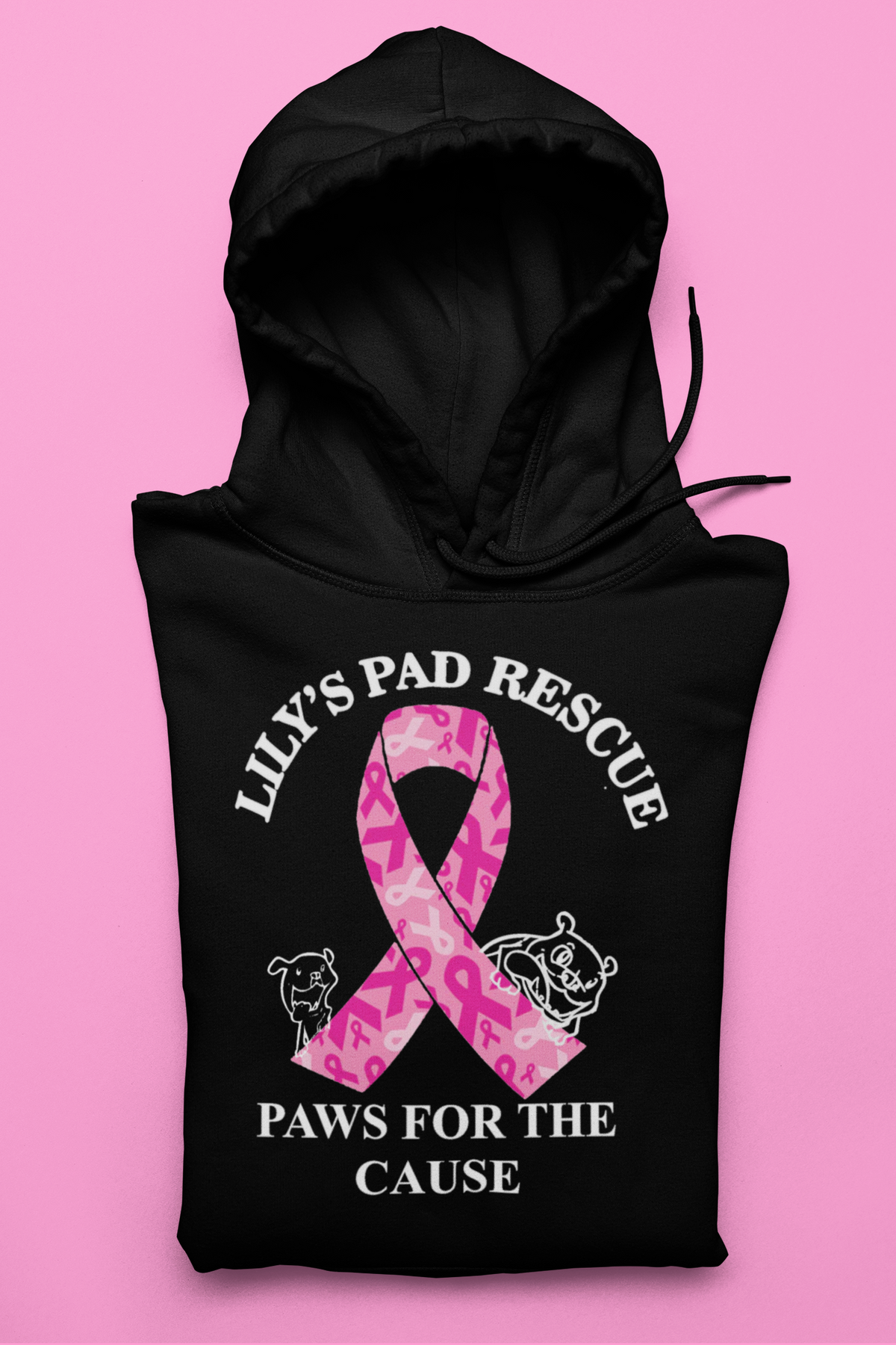Lily's Pad Rescue Awareness Pullover Hoodie - Ruff Life Rescue Wear