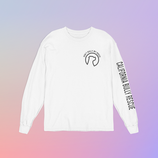 California Bully Rescue Unisex Long Sleeve Tee (available in several colors) - Ruff Life Rescue Wear