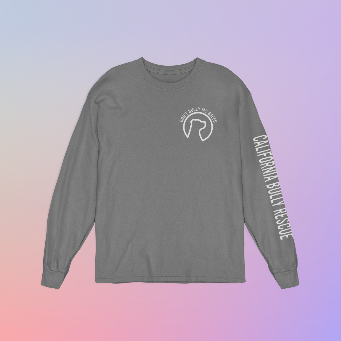 California Bully Rescue Unisex Long Sleeve Tee (available in several colors) - Ruff Life Rescue Wear