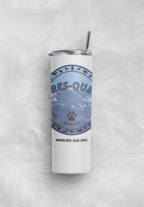 Res-Que 20 oz Skinny Tumbler and Straw