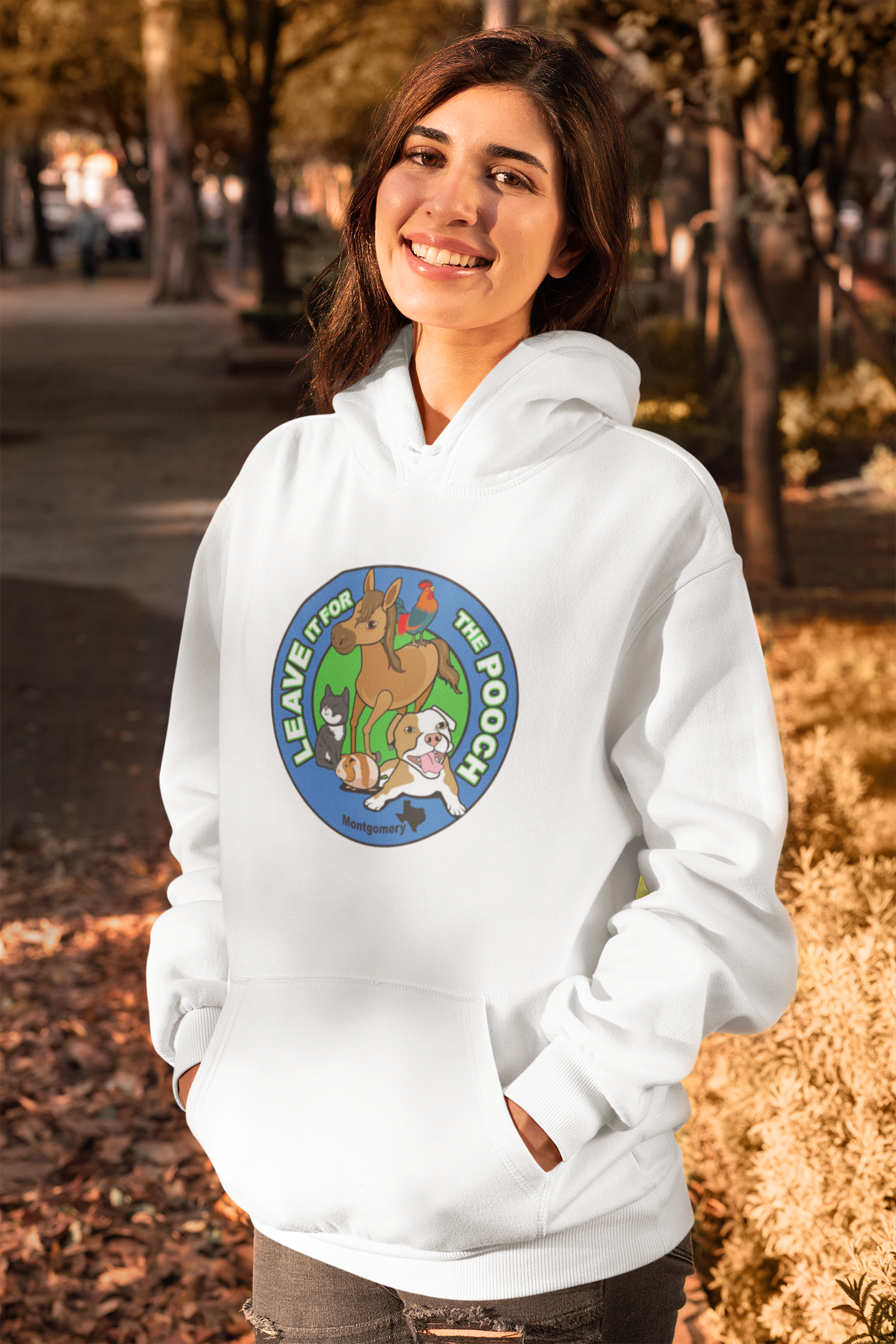 New Logo Leave It For The Pooch Pullover Hoodie