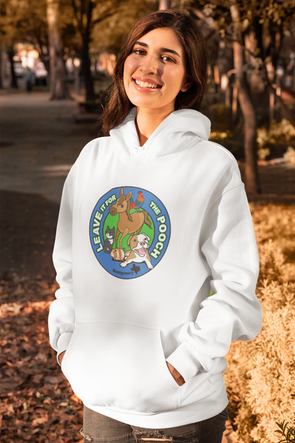 New Logo Leave It For The Pooch Pullover Hoodie - Ruff Life Rescue Wear