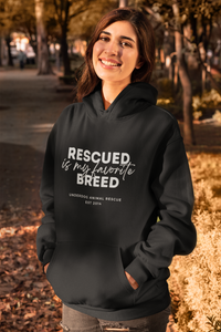 Underdog Rescued - Unisex Pullover Hoodie - Ruff Life Rescue Wear