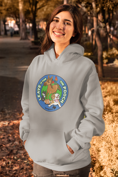 New Logo Leave It For The Pooch Pullover Hoodie - Ruff Life Rescue Wear