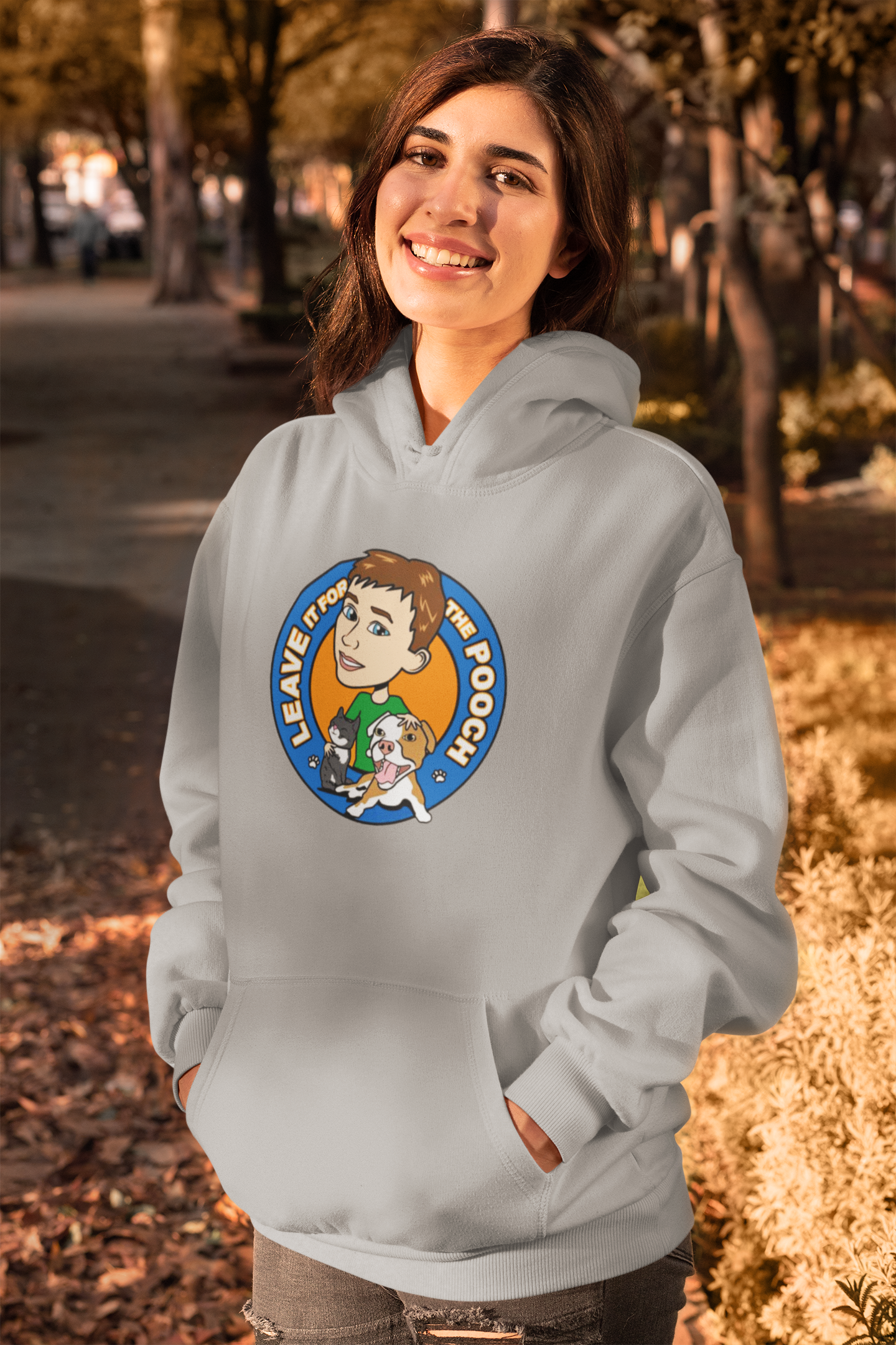 Leave It For The Pooch Pullover Hoodie - Ruff Life Rescue Wear