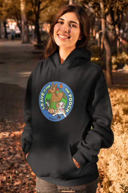 New Logo Leave It For The Pooch Pullover Hoodie - Ruff Life Rescue Wear