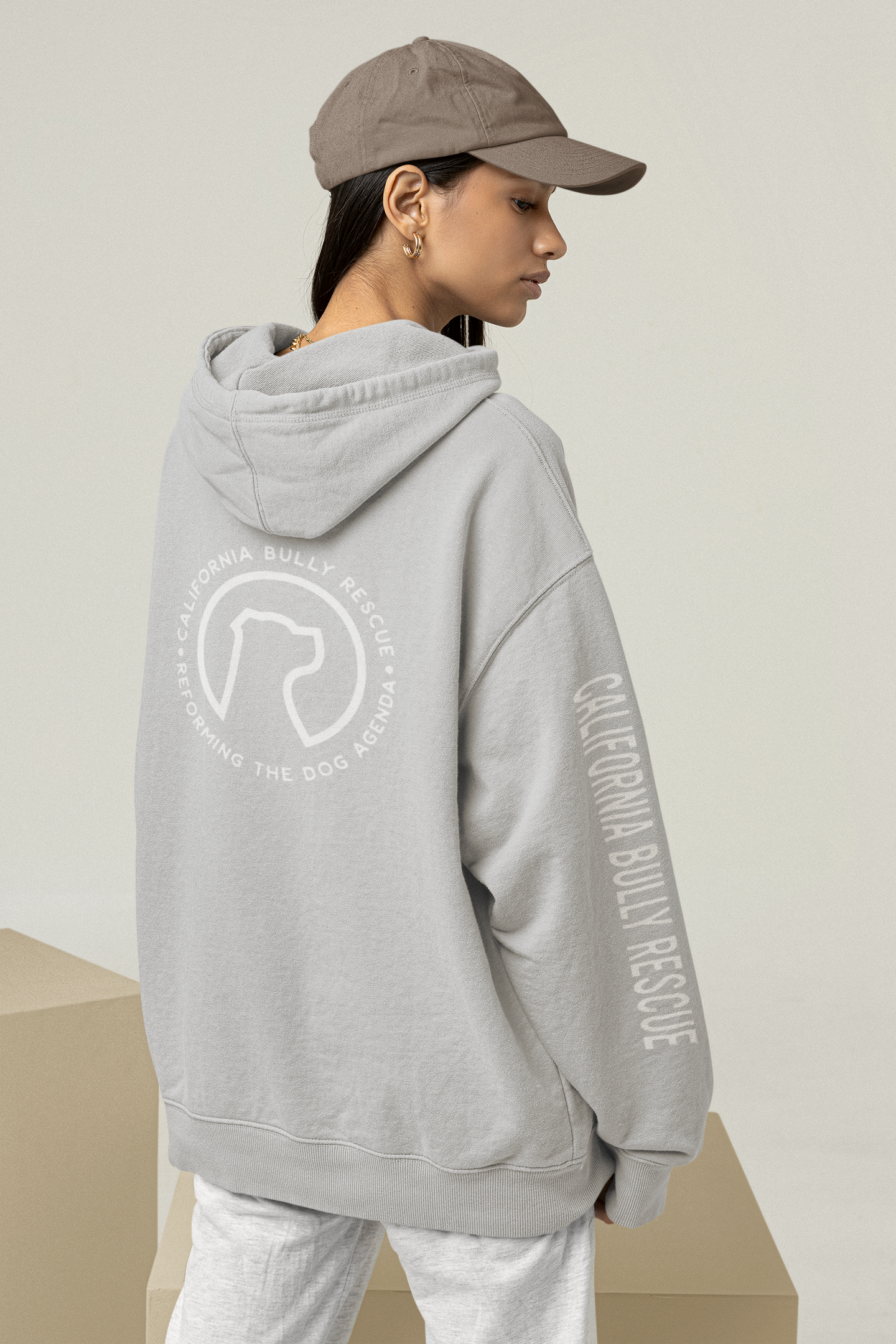 California Bully Rescue Pull Over Hoodie (available in several colors) - Ruff Life Rescue Wear