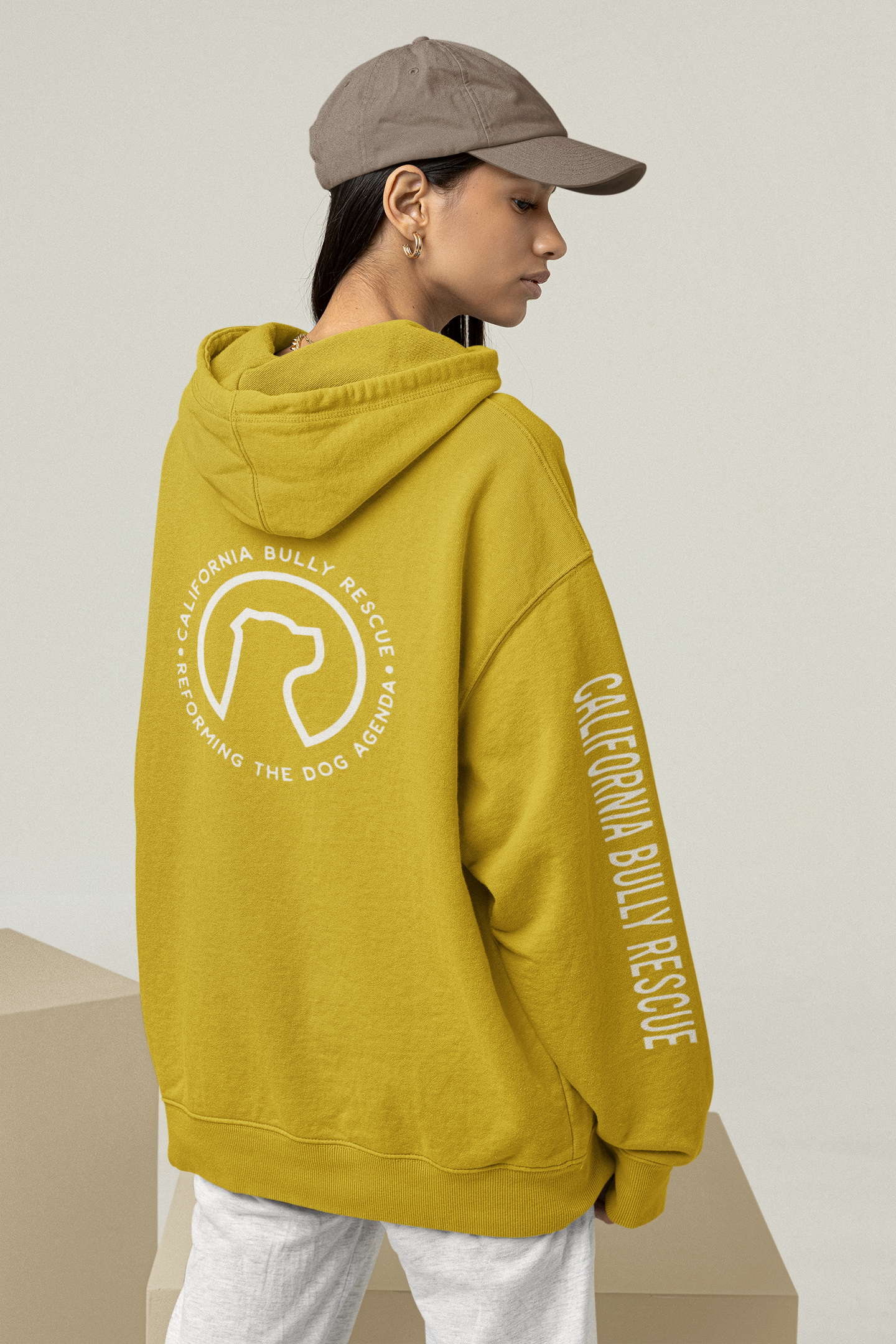 California Bully Rescue Pull Over Hoodie (available in several colors) - Ruff Life Rescue Wear
