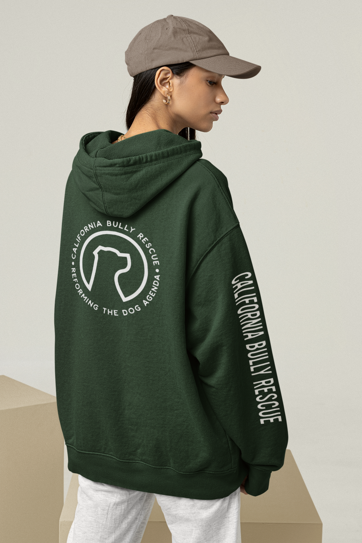 California Bully Rescue Pull Over Hoodie (available in several colors) - Ruff Life Rescue Wear