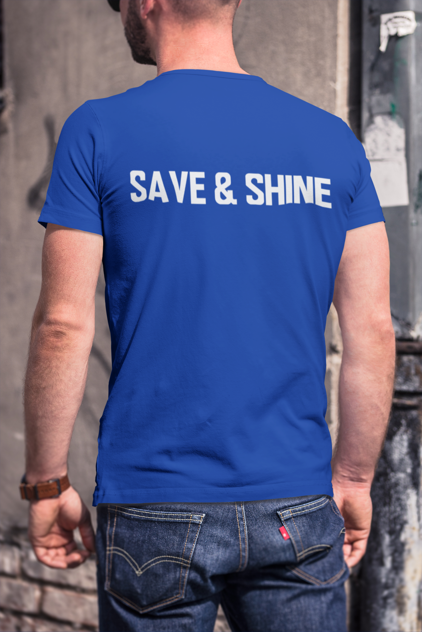 Save and Shine Small Logo Unisex Tee - Ruff Life Rescue Wear