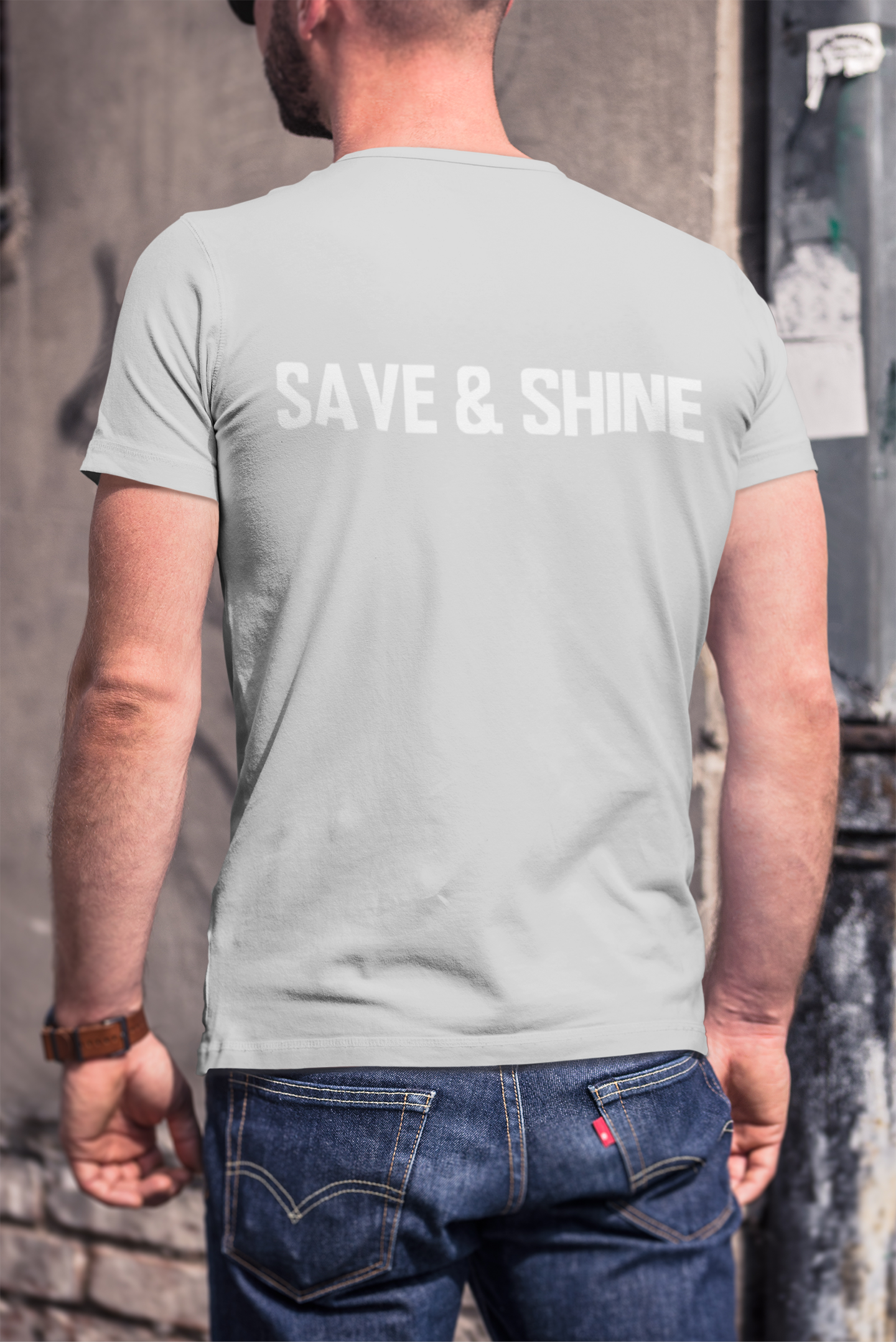 Save and Shine Small Logo Unisex Tee - Ruff Life Rescue Wear